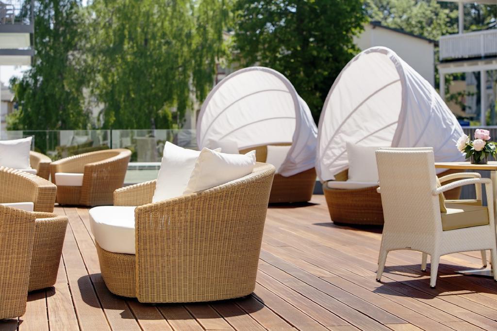 Steigenberger Grandhotel & Spa Heringsdorf Eksteriør bilde Outdoor furniture